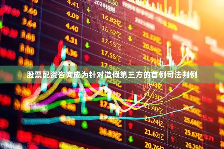股票配资咨询成为针对造假第三方的首例司法判例